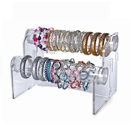 Azar Displays 2-Tier Horizontal Counter Bracelet Bar 900062